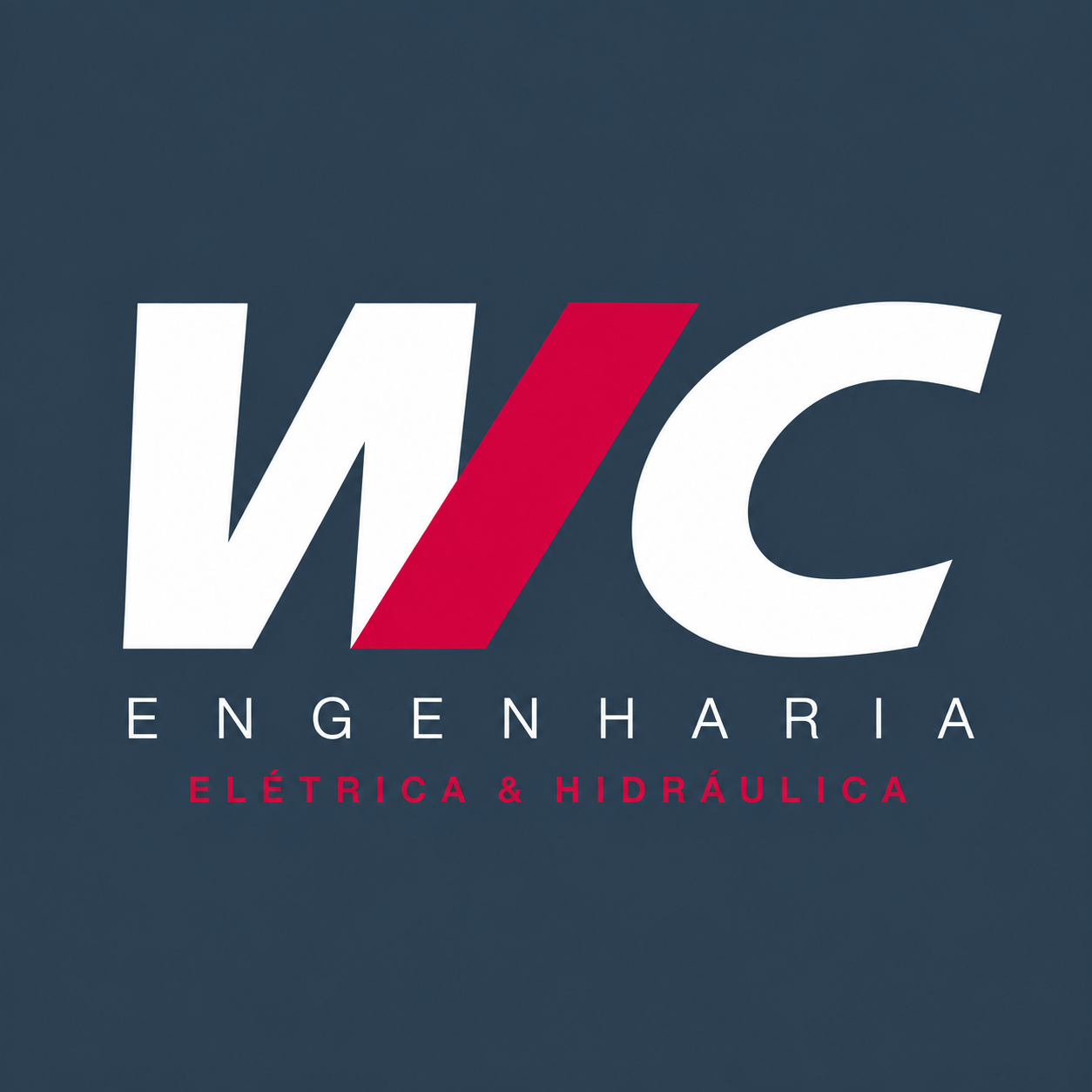 Logotipo da WC Engenharia — Elétrica & Hidráulica